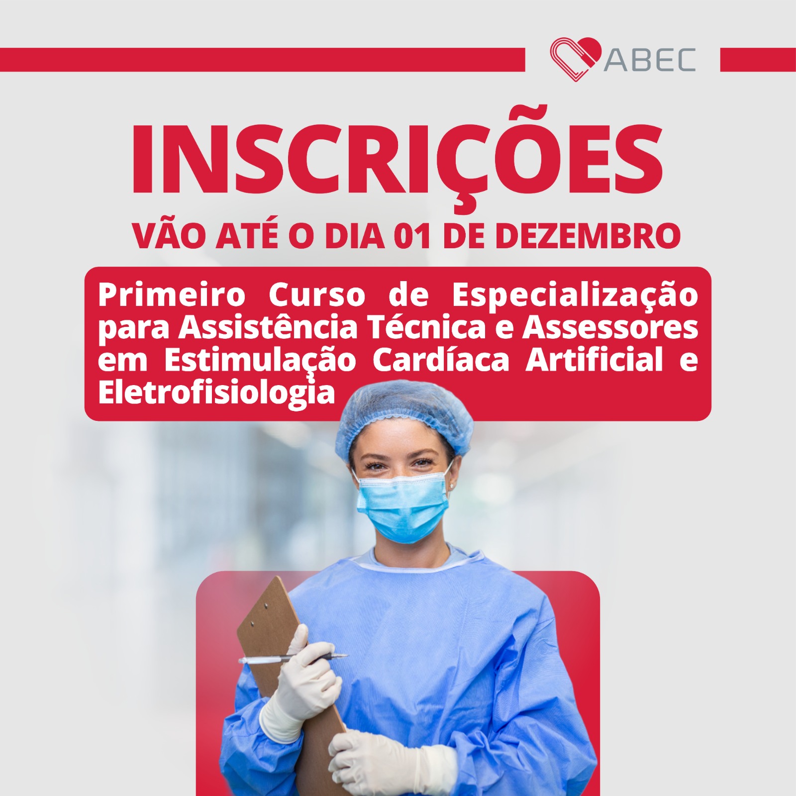 Inscrição ao Exame de Suficiência para Obtenção do Certificado de Área de Atuação em Estimulação Cardíaca Eletrônica Implantável – 2023